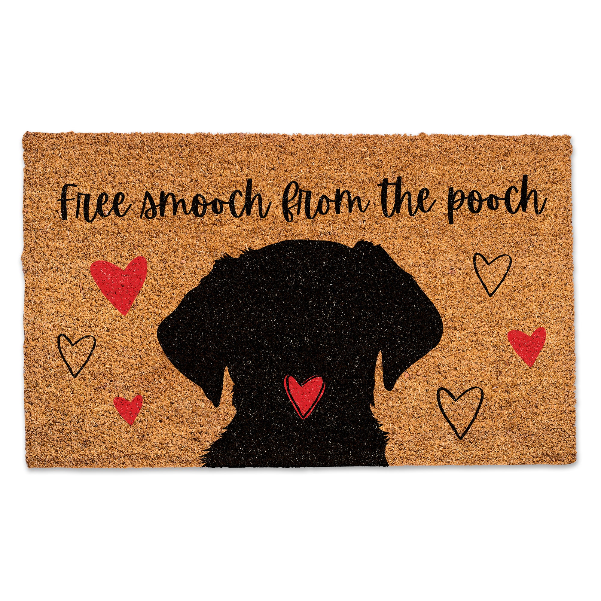 Free Smooch from the Pooch Door Mat