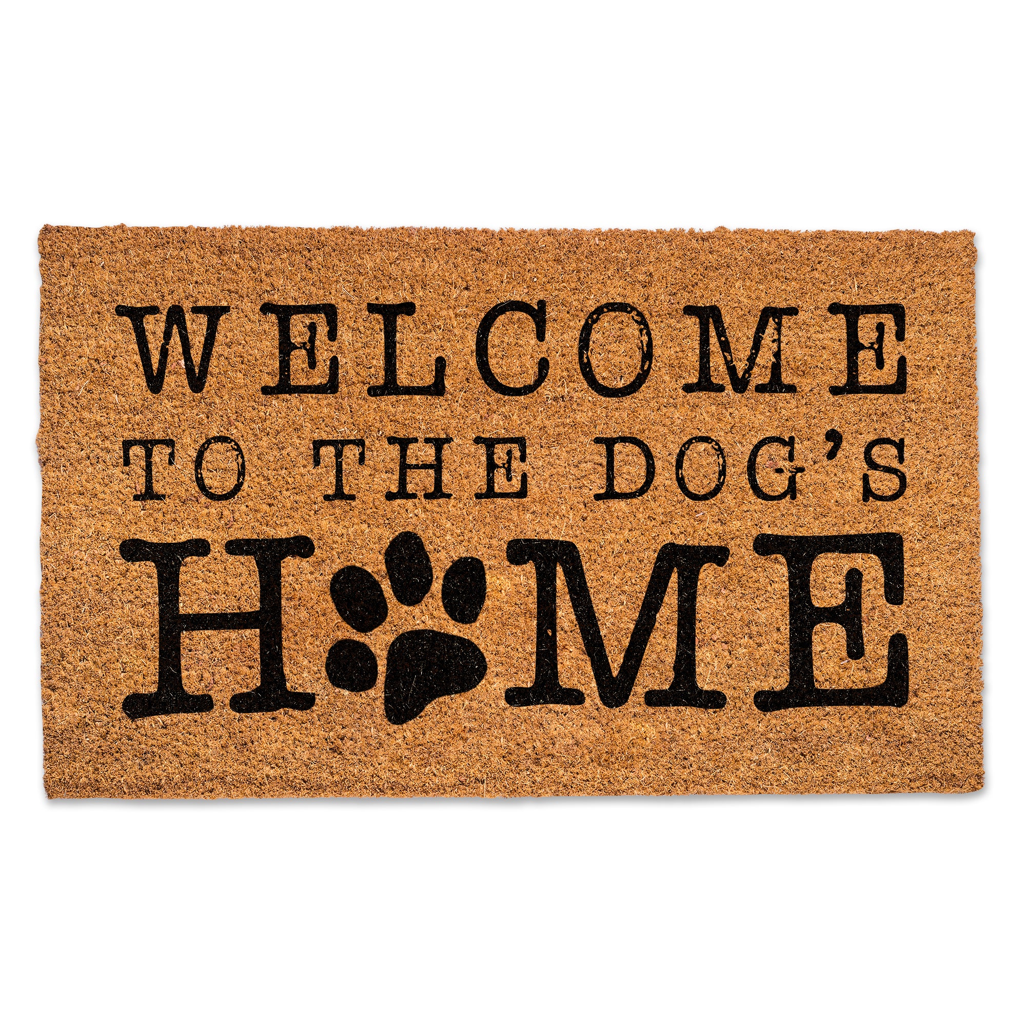 Welcome to the Dog's Home Door Mat