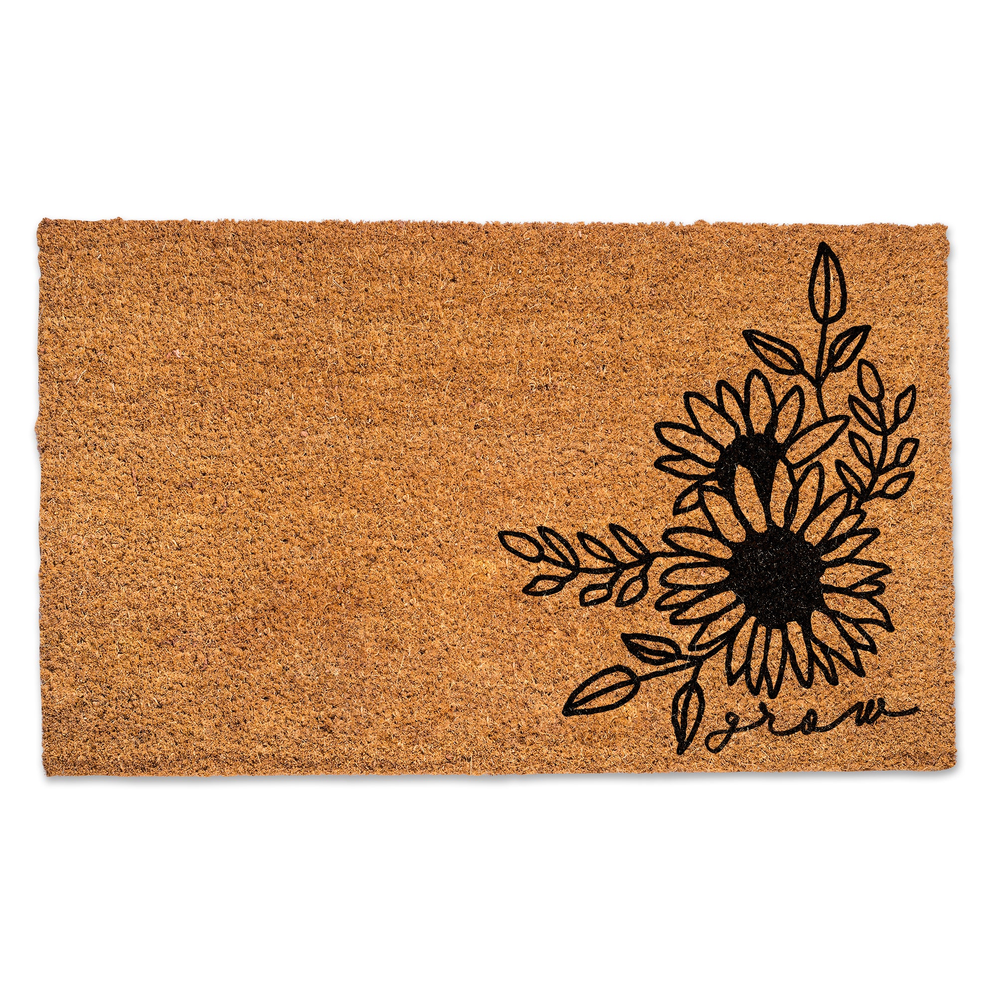 Grow Floral Door Mat