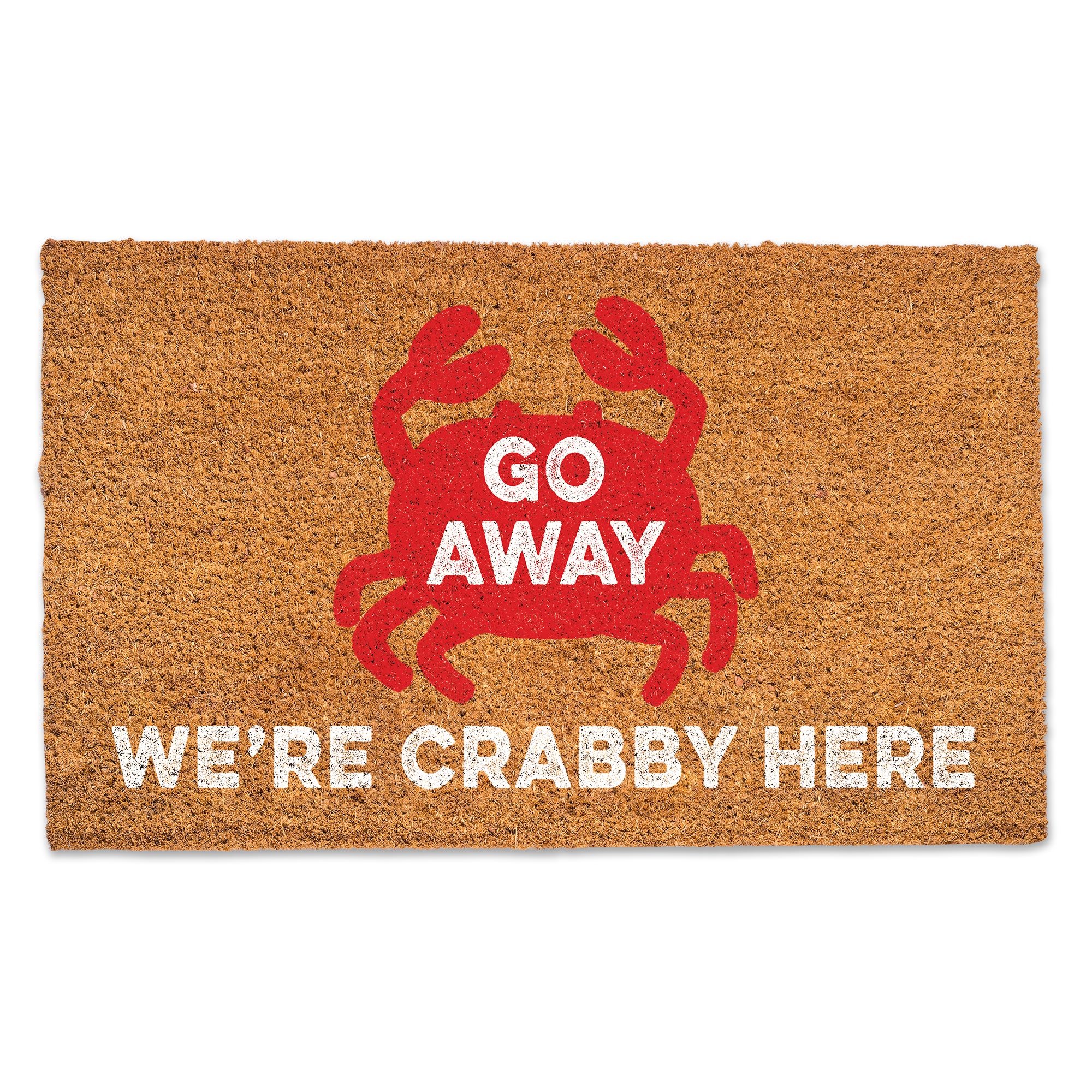 We're Crabby Here Door Mat