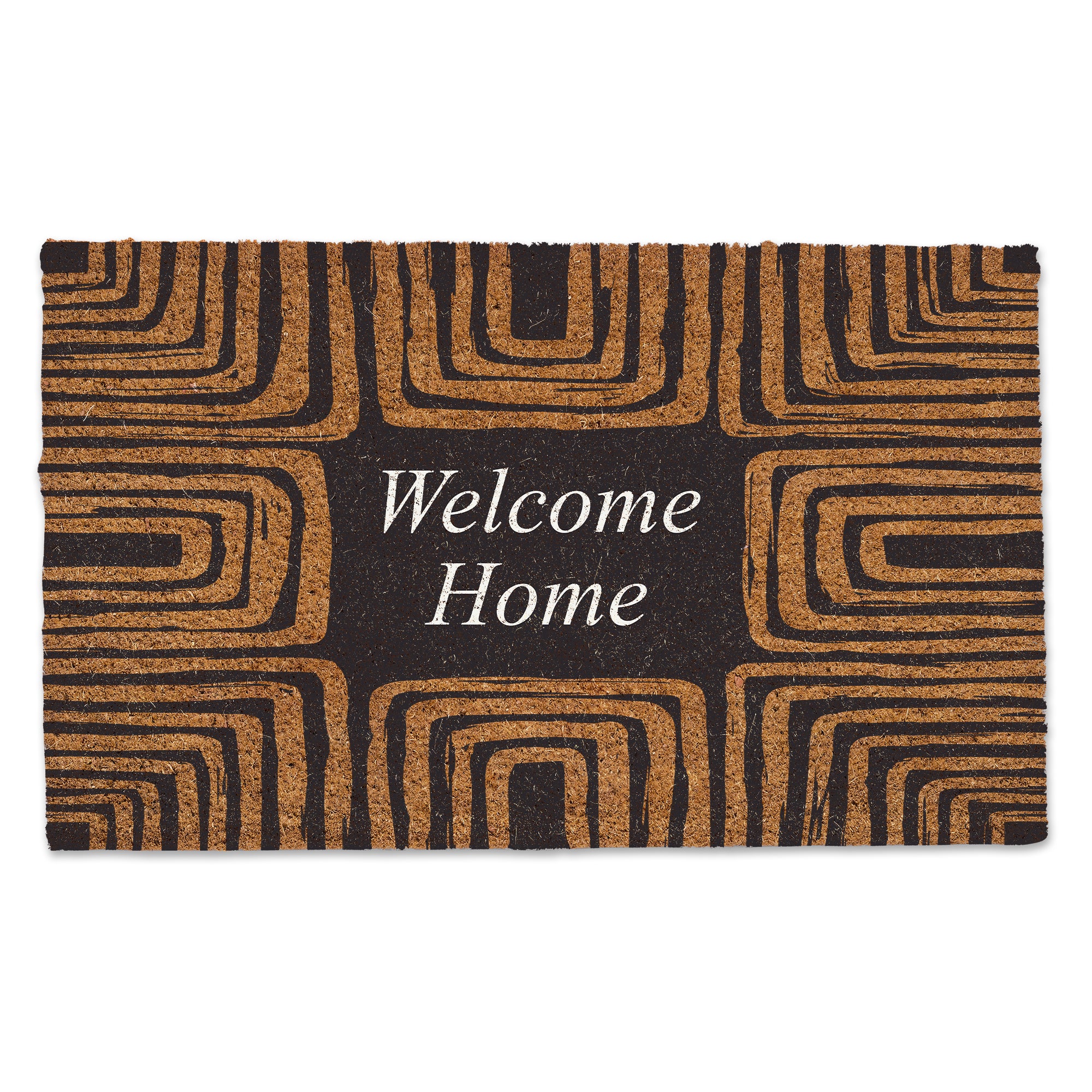 Overlapping Rectangles Door Mat