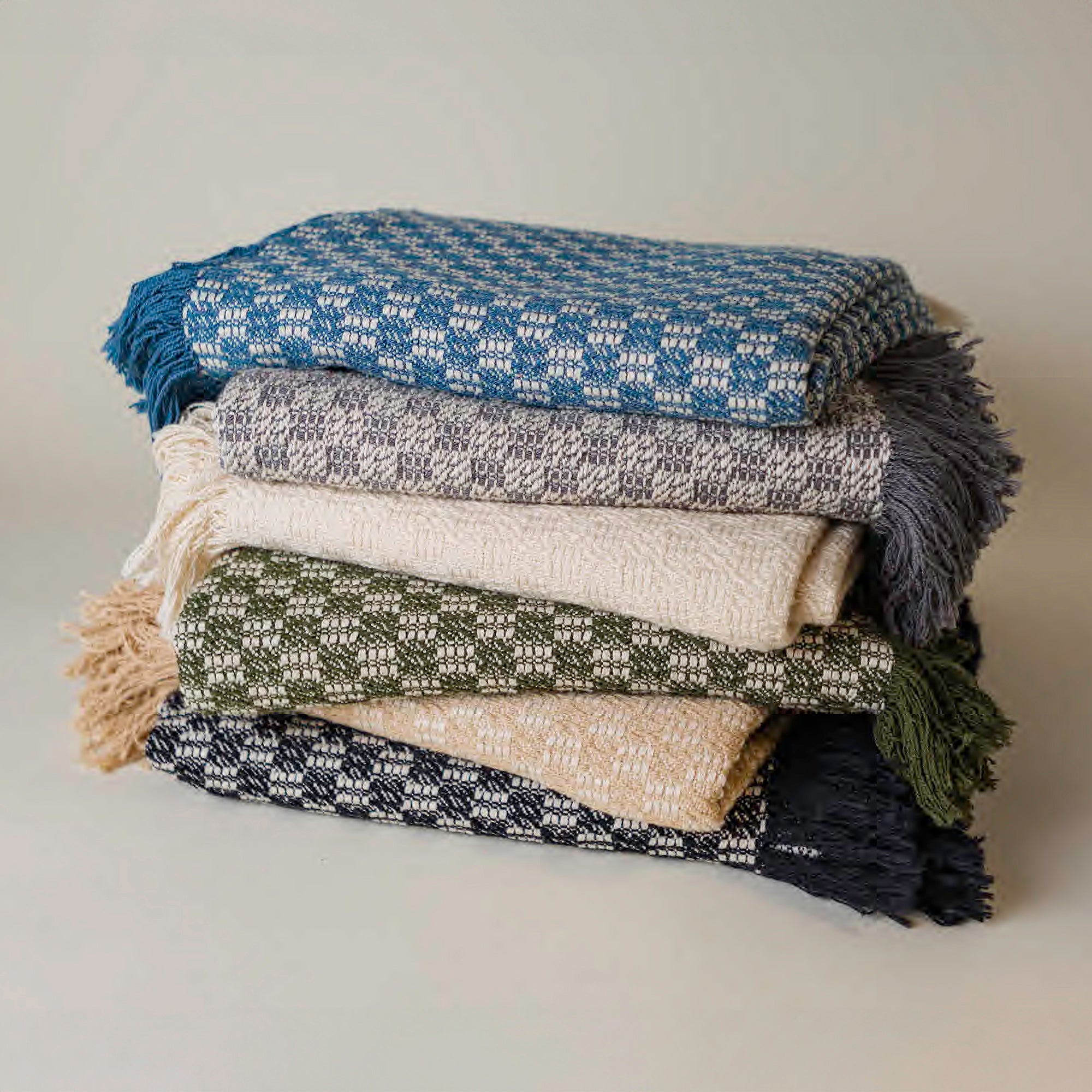 Checkered Woven Throw