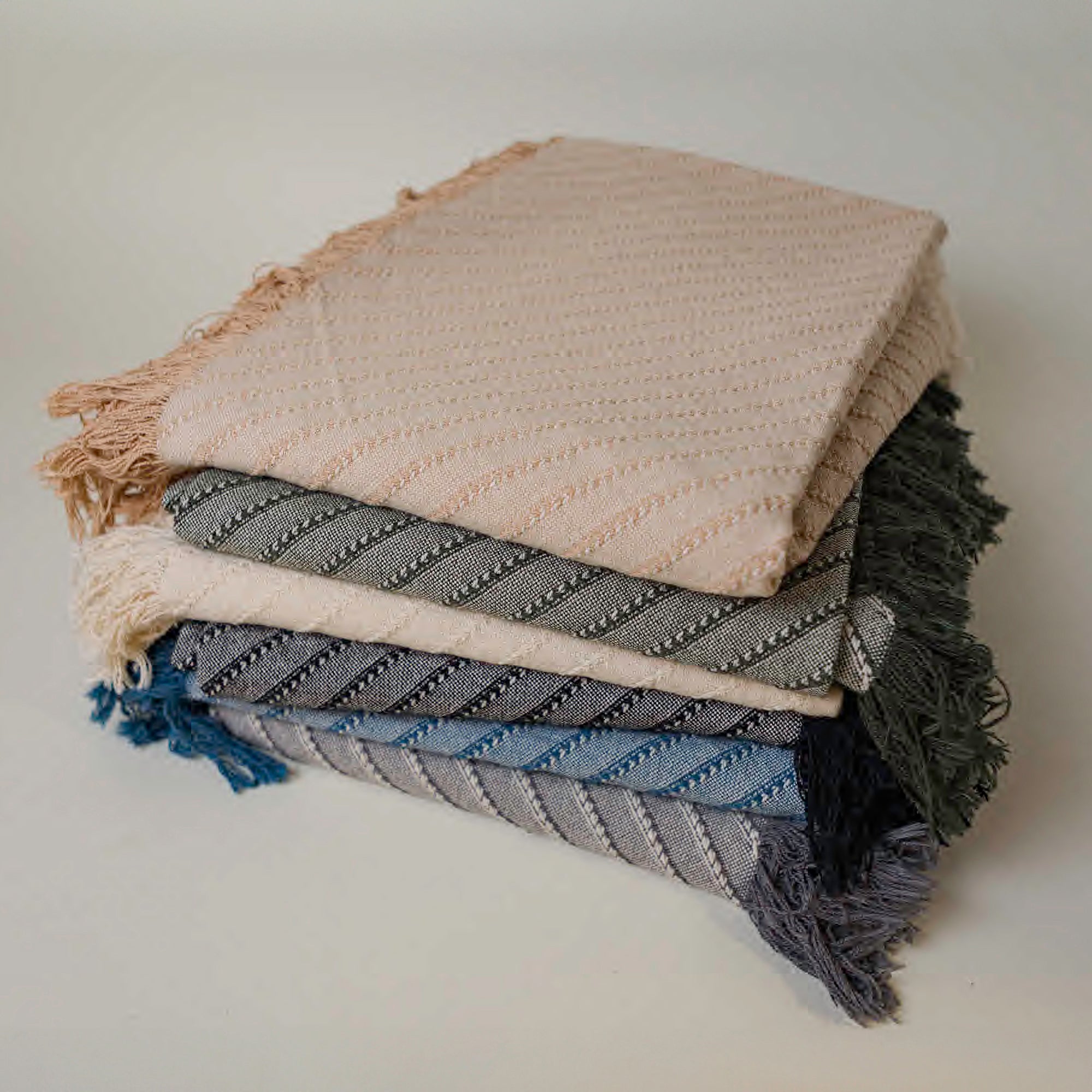 On The Diagonal Woven Throw
