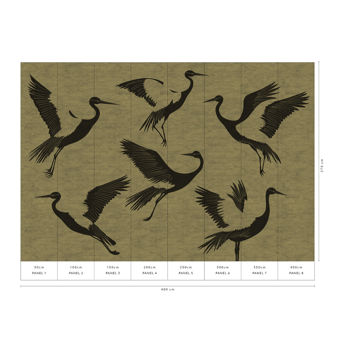 Black Feathers Wall Mural