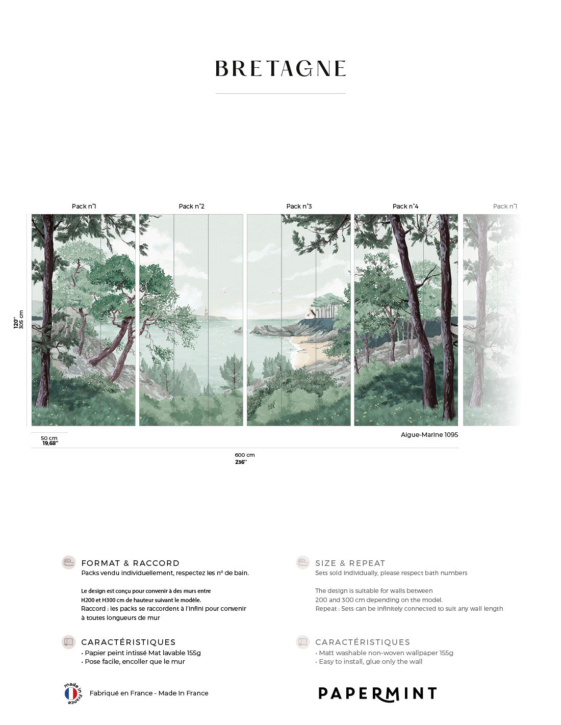 Bretagne Wall Mural