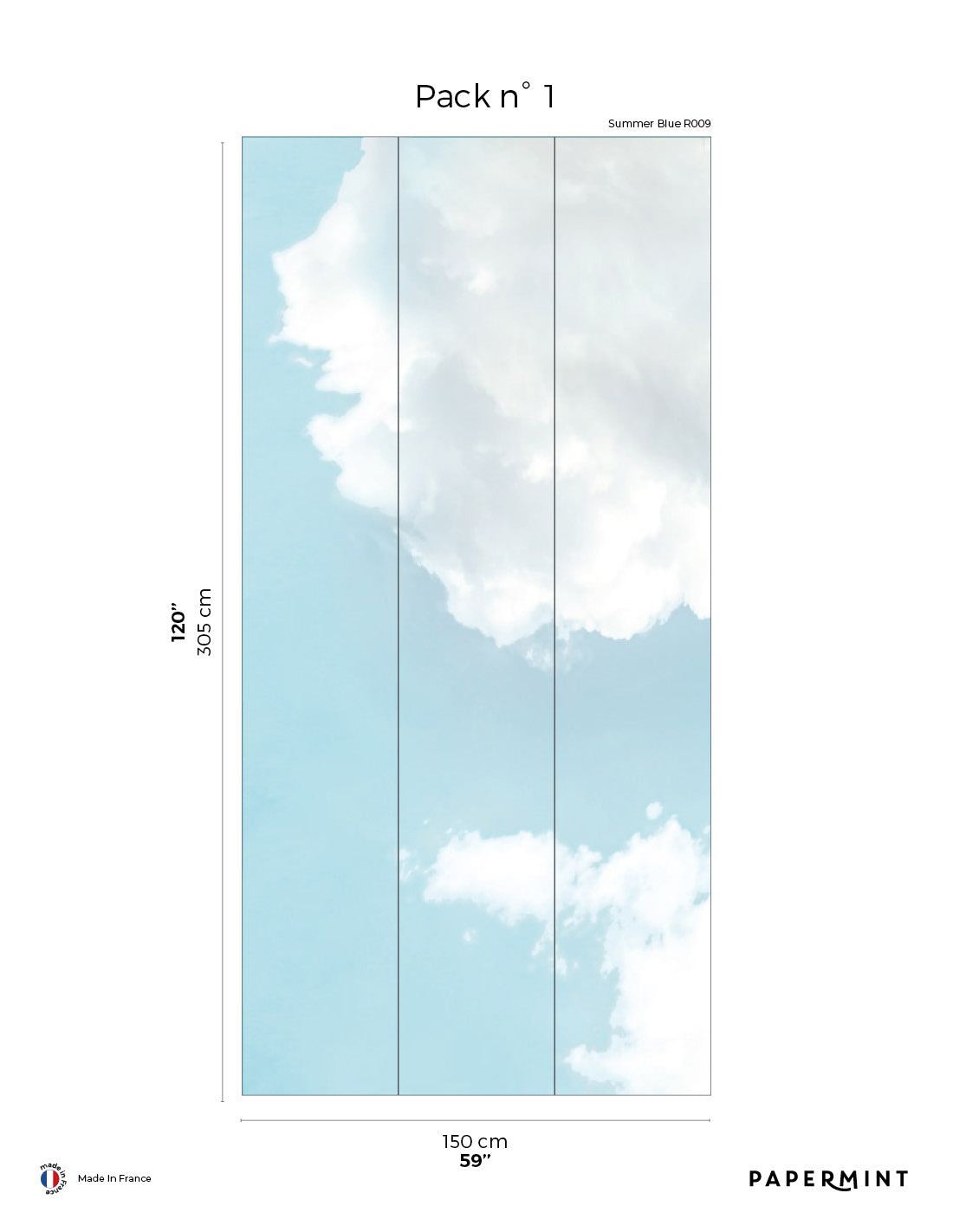 Summer Sky Wall Mural
