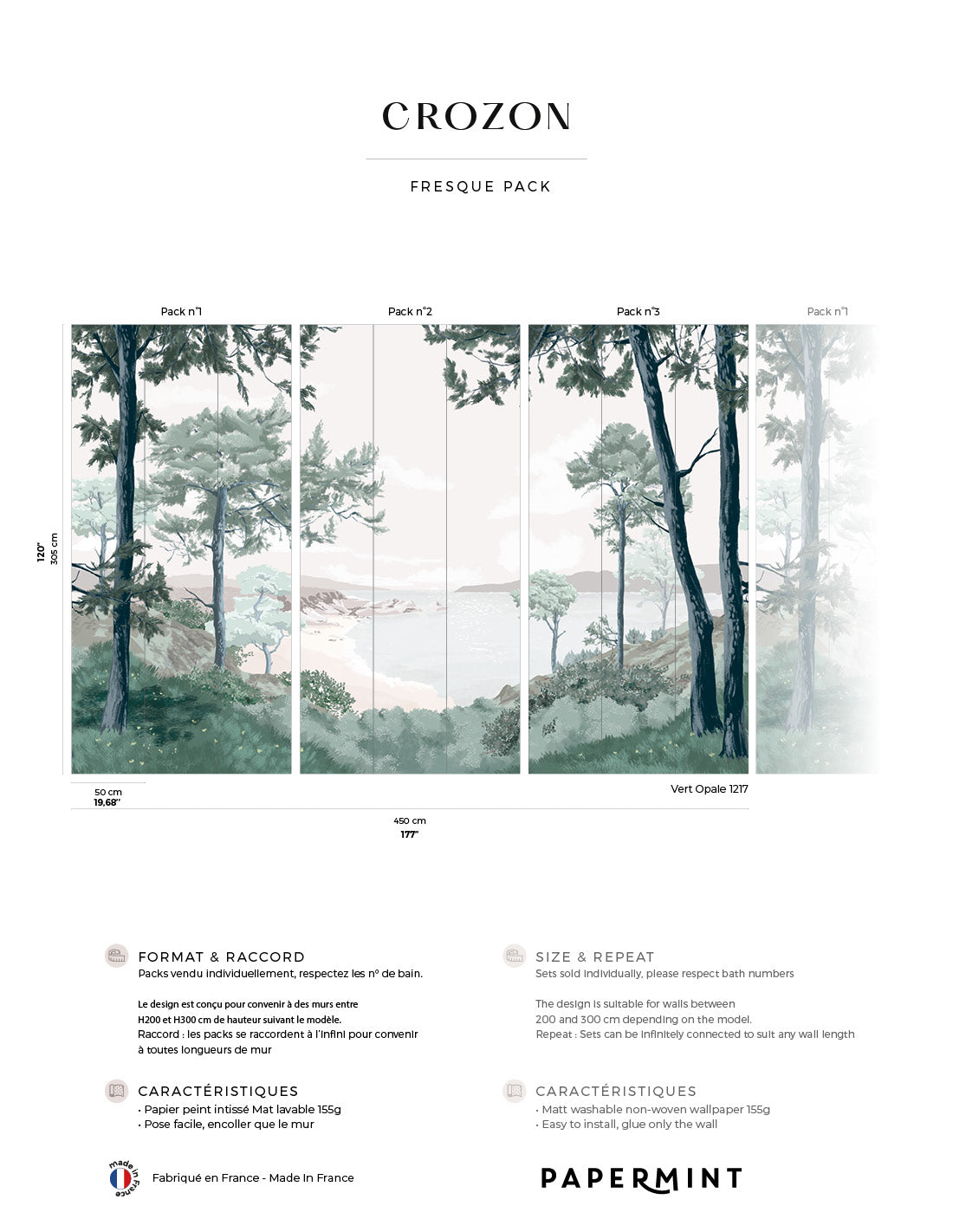Crozon Wall Mural