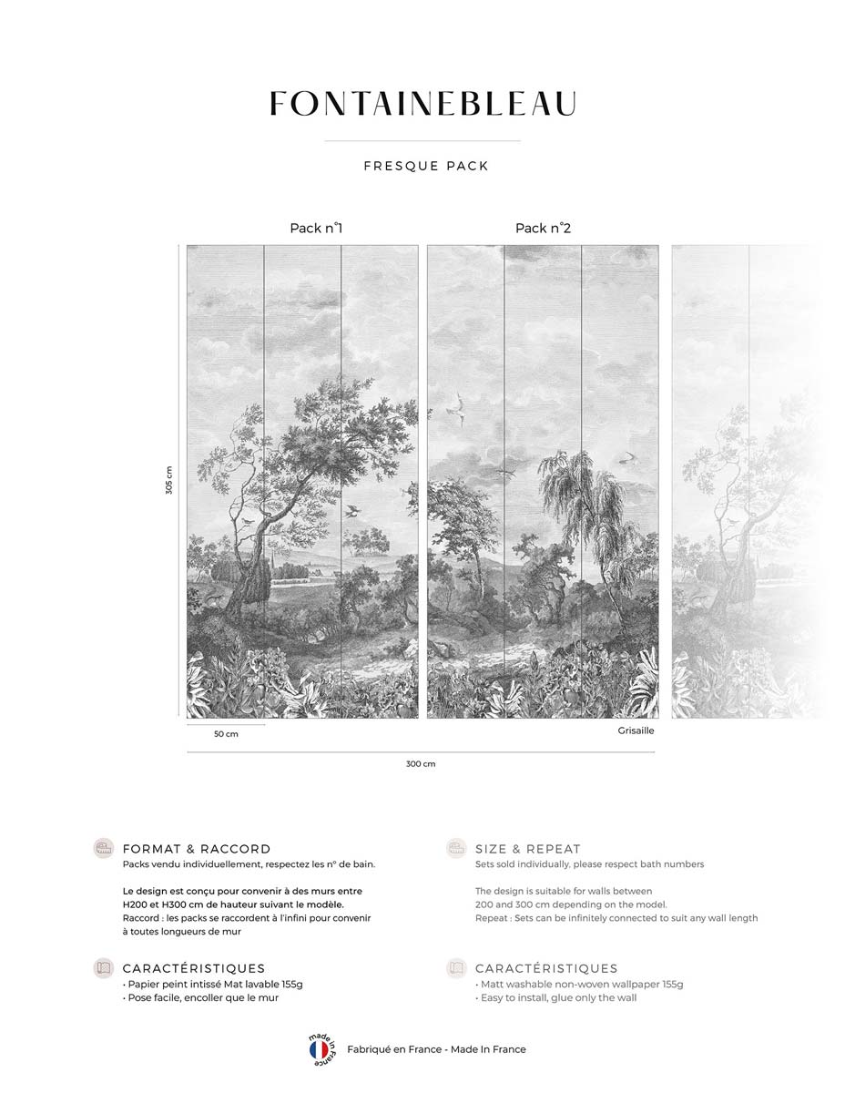 Fontainebleau Wall Mural