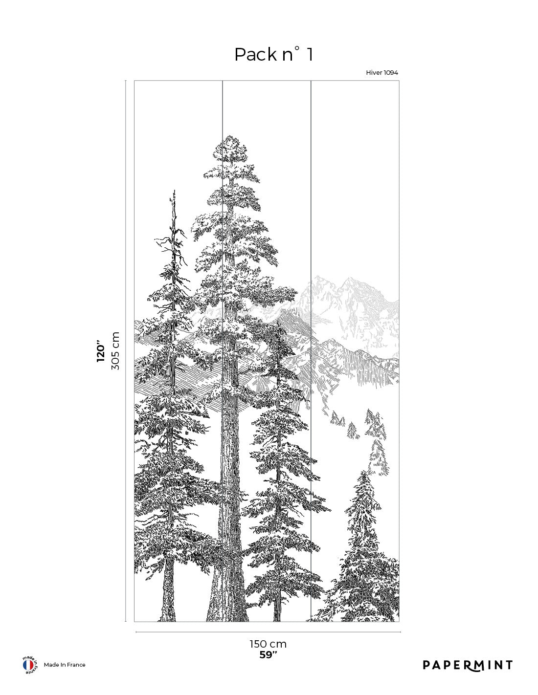 Mountains Wall Mural