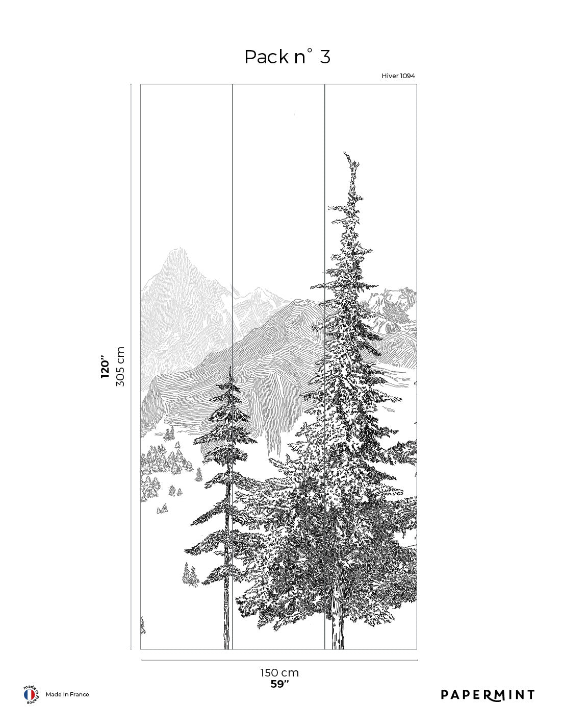 Mountains Wall Mural
