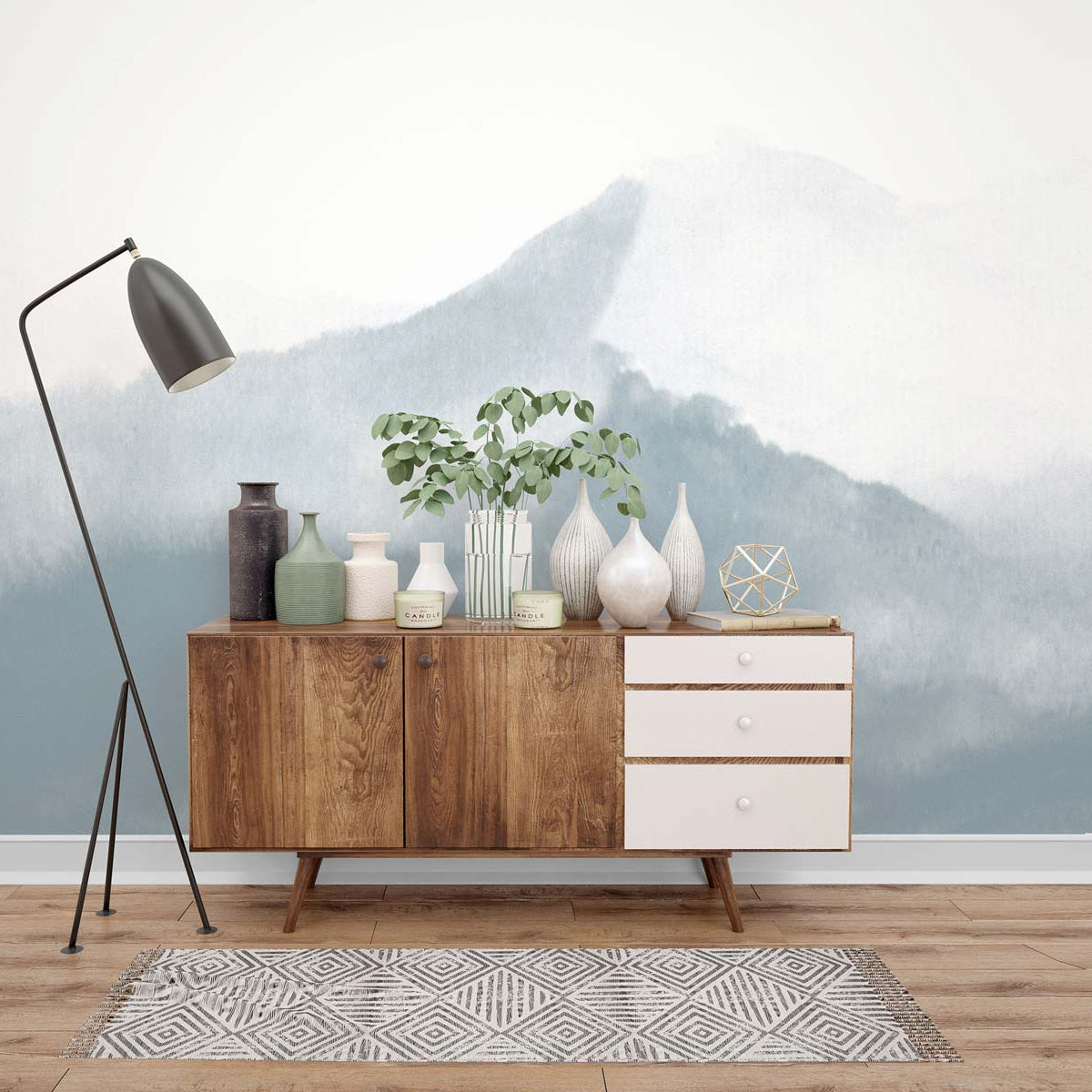 Mountain Water Wall Mural