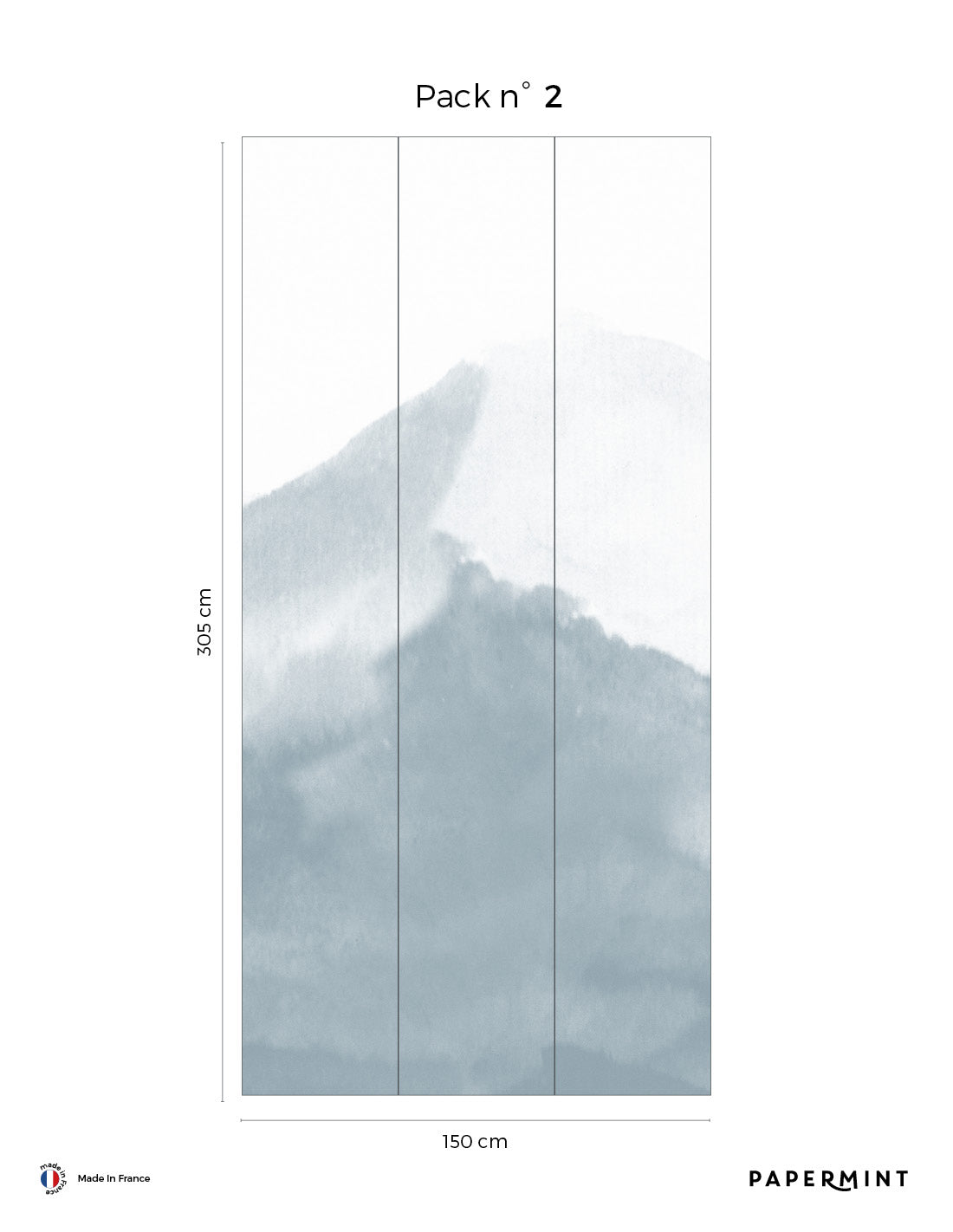 Mountain Water Wall Mural