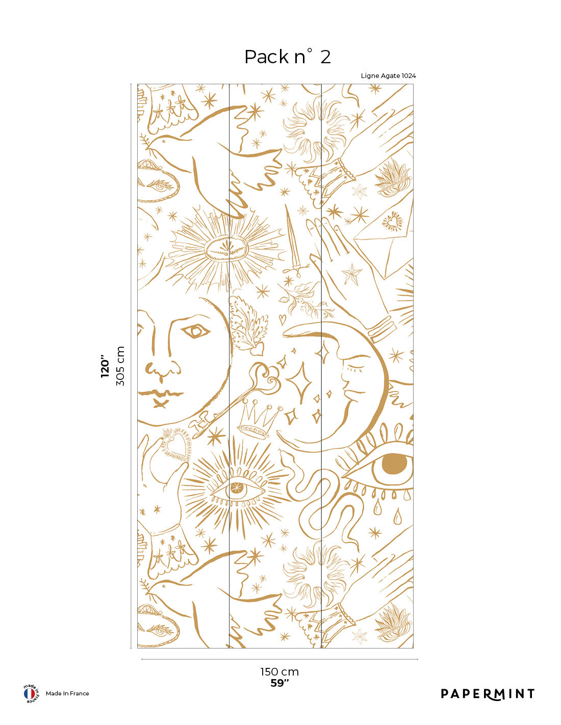 #color_gold on white ground