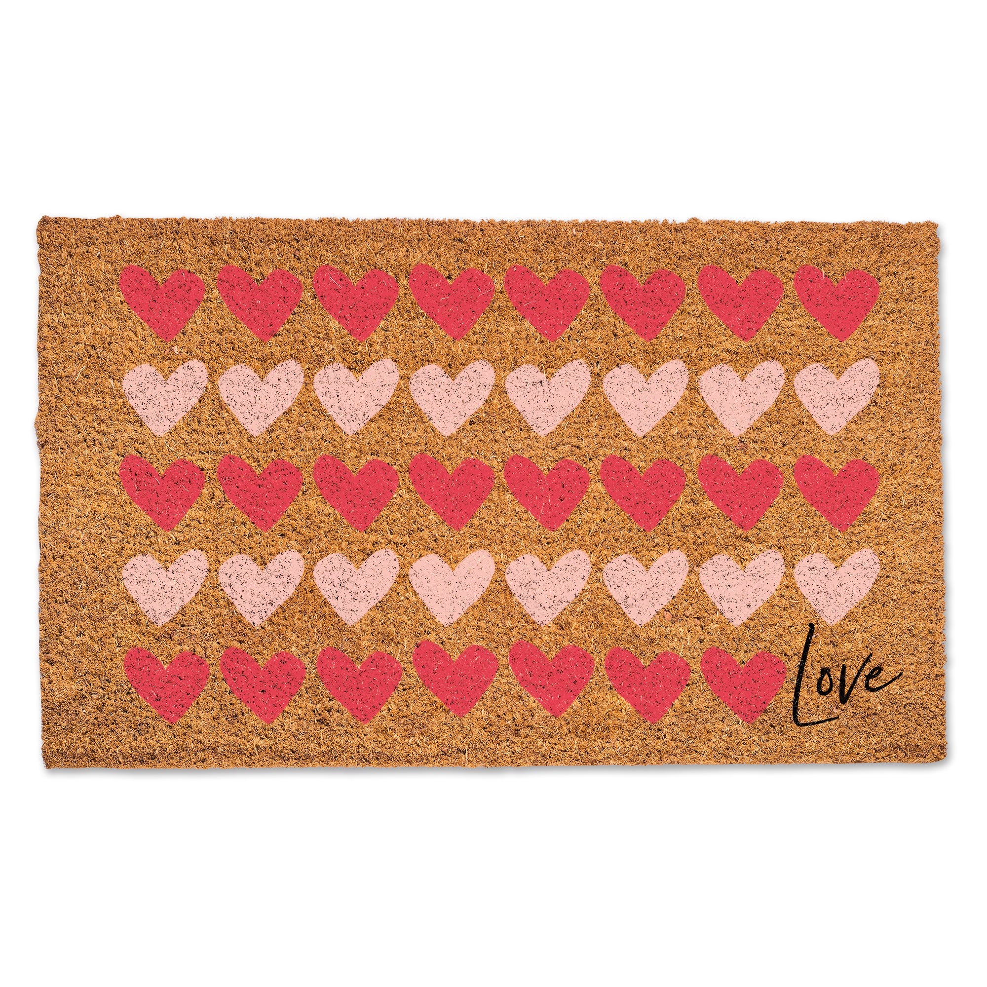 Love And Hearts Door Mat