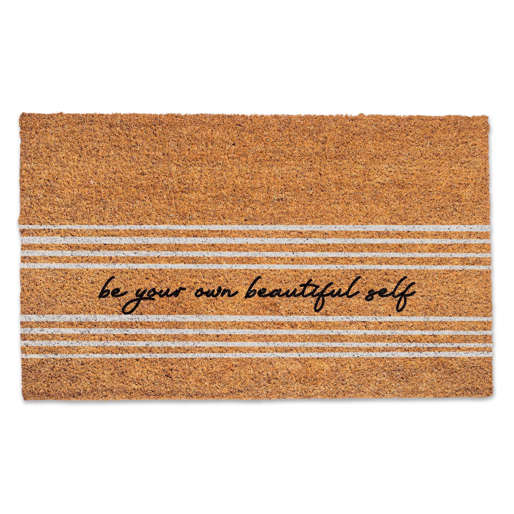Be Your Own Beautiful Self Door Mat