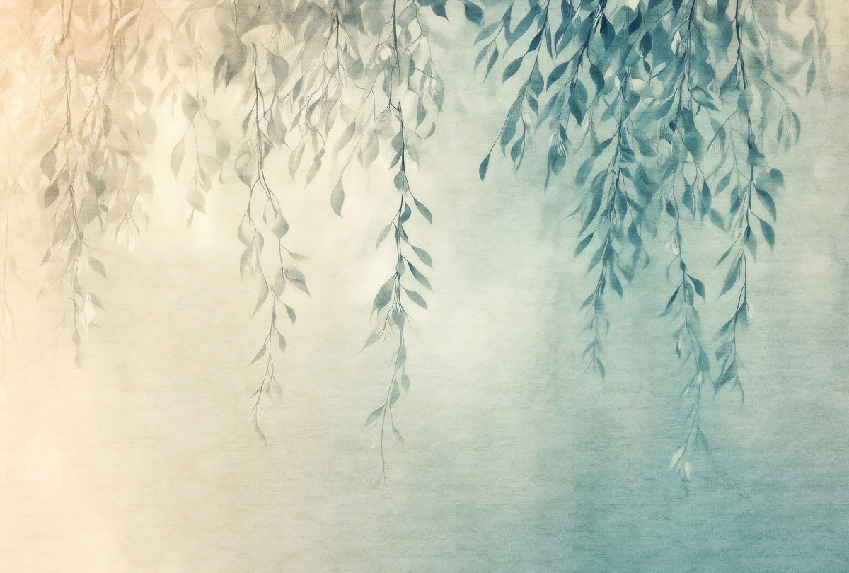 Silent Leaves Wall Mural