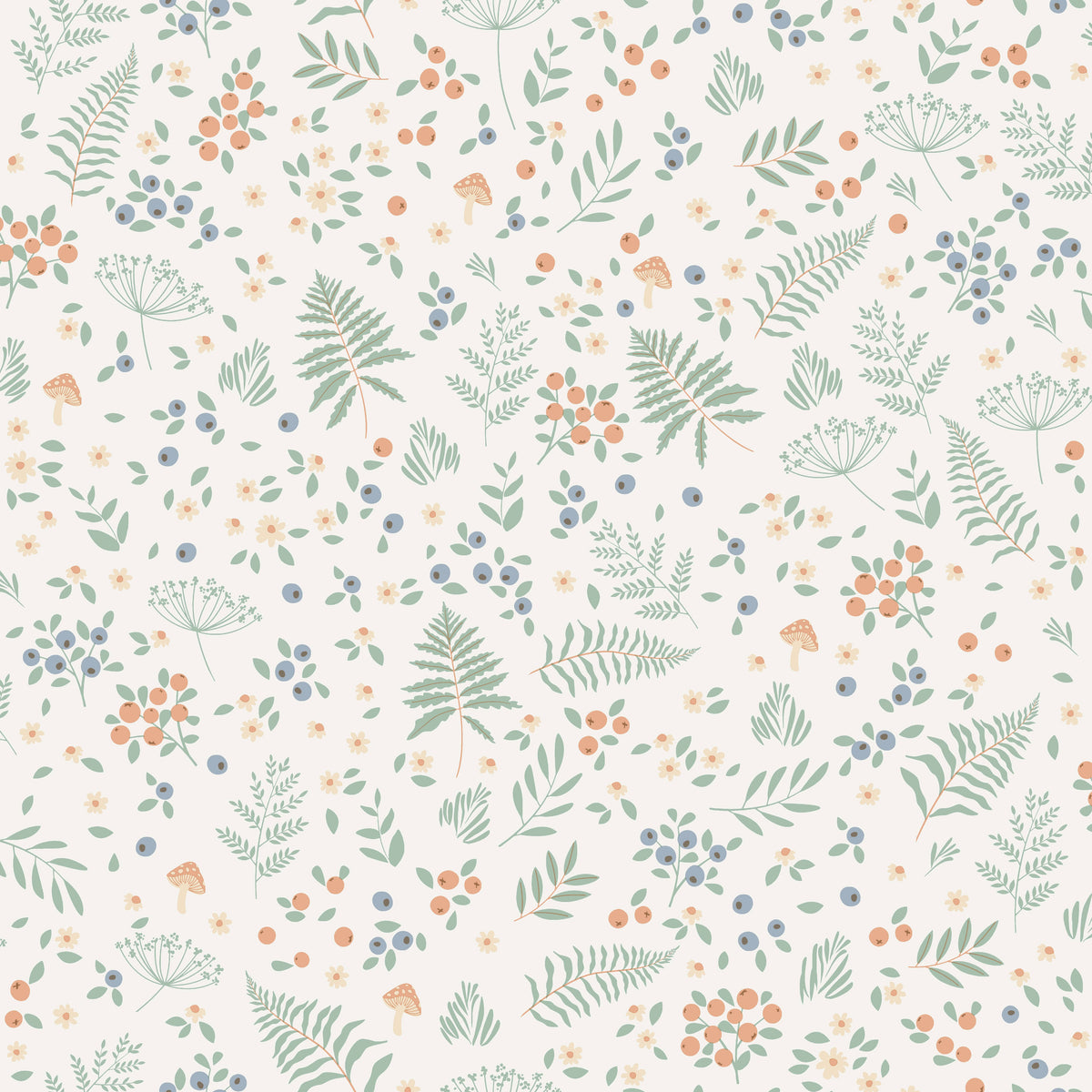Bramble and Bloom Removable Wallpaper | Veer Décor
