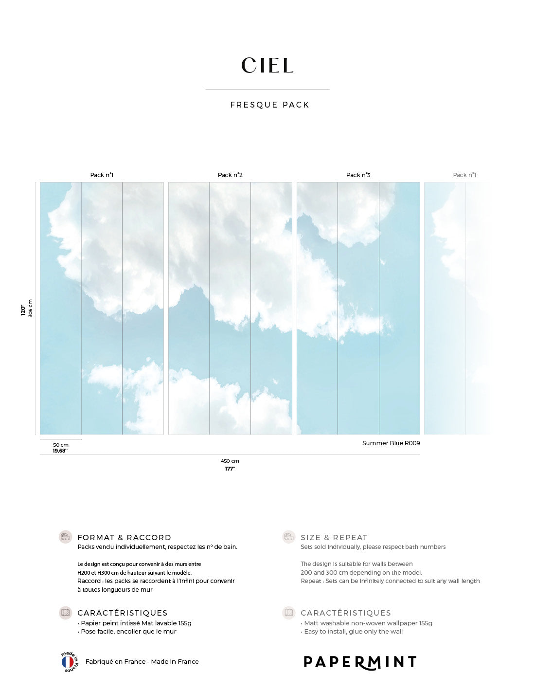 Summer Sky Wall Mural