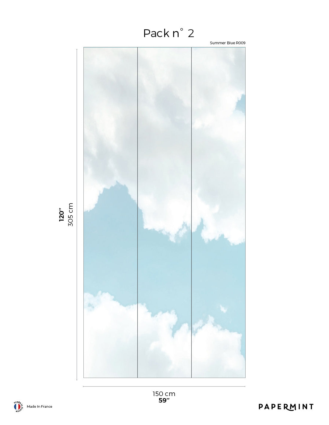 Summer Sky Wall Mural