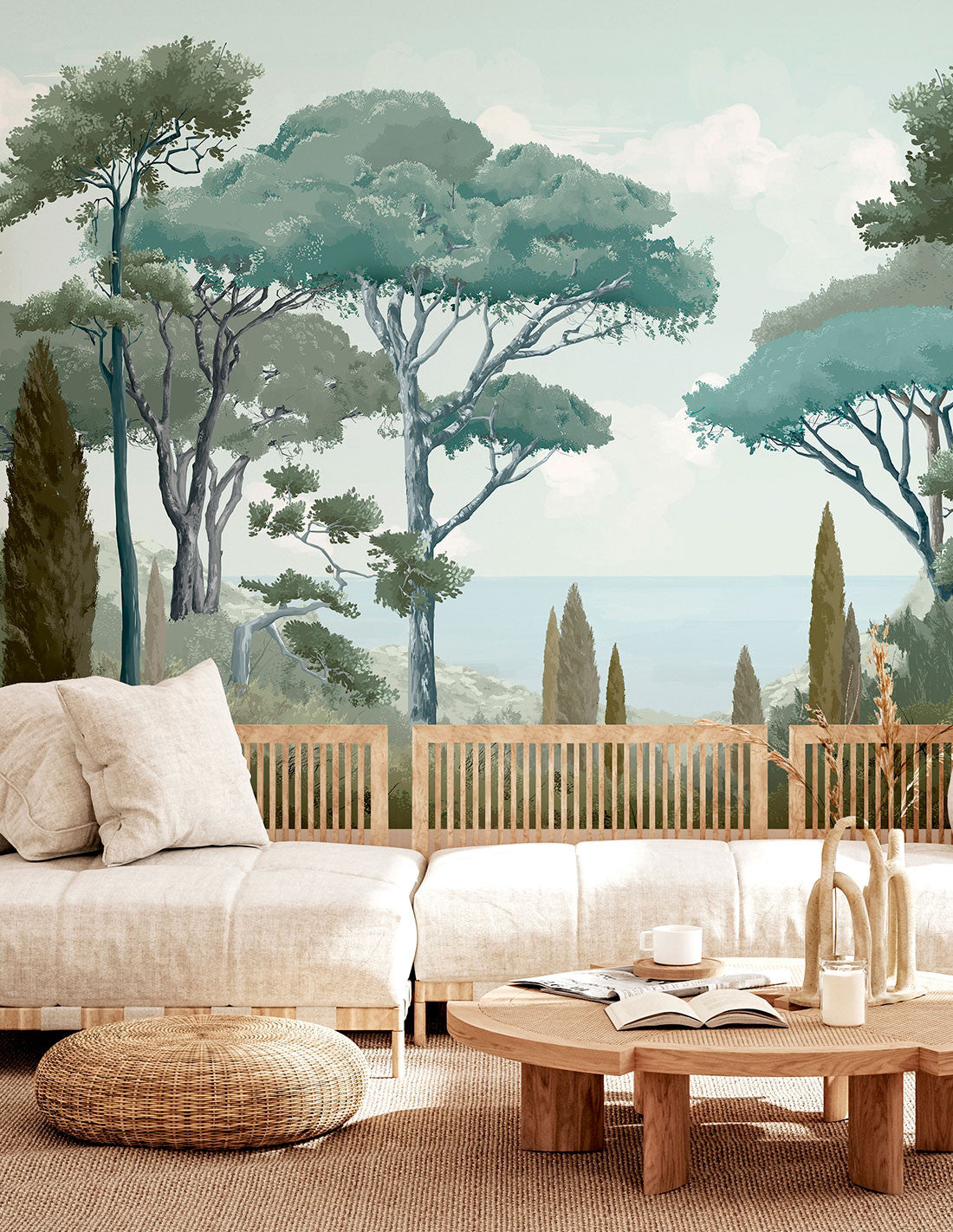 French Riviera Wall Mural