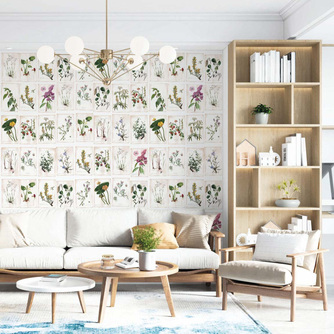 Wild Flowers Wall Mural