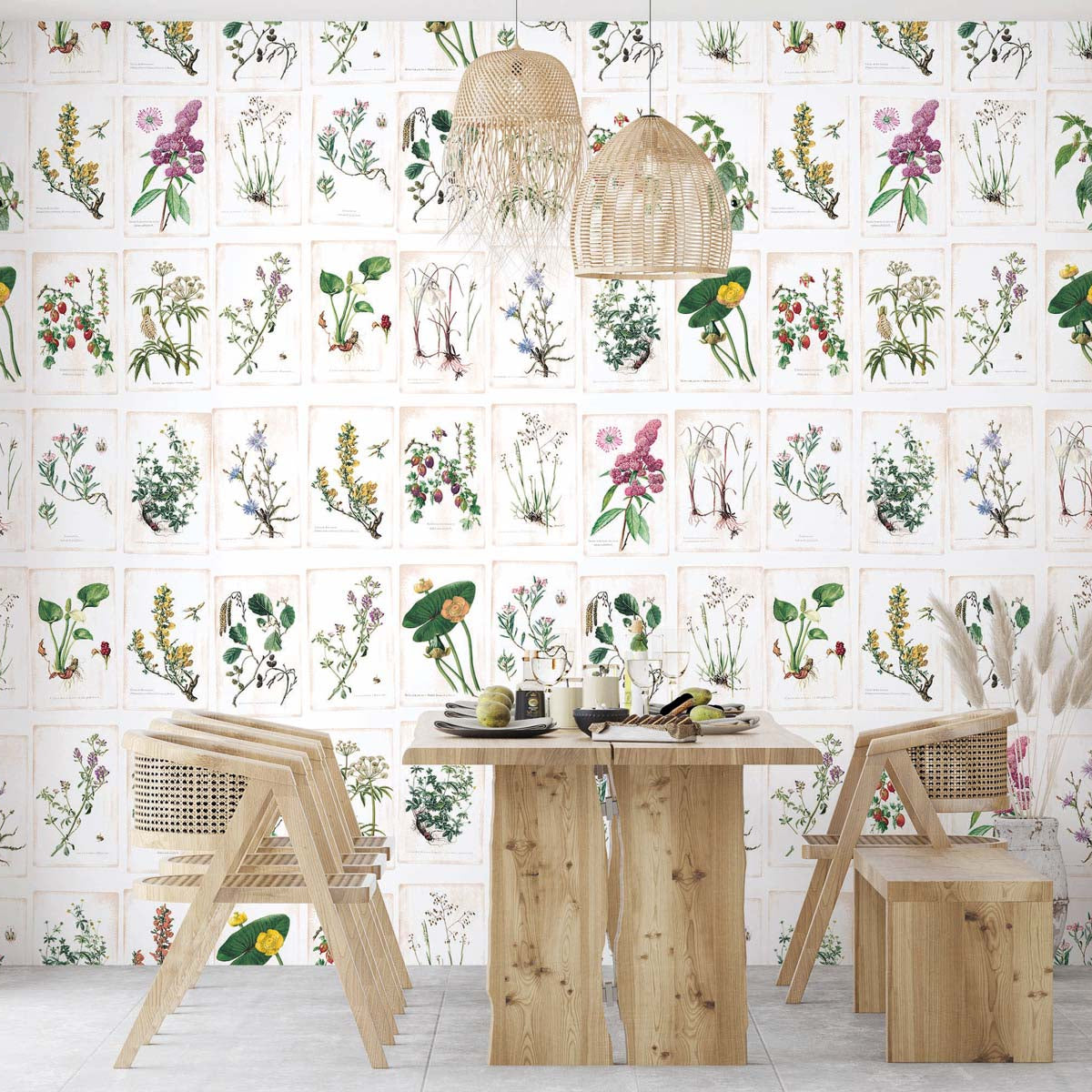 Wild Flowers Wall Mural