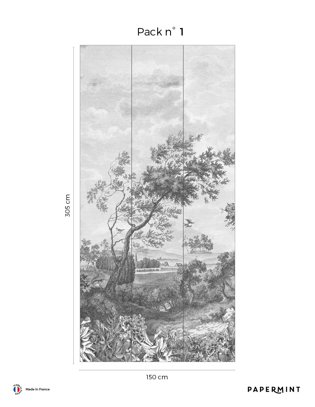 Fontainebleau Wall Mural