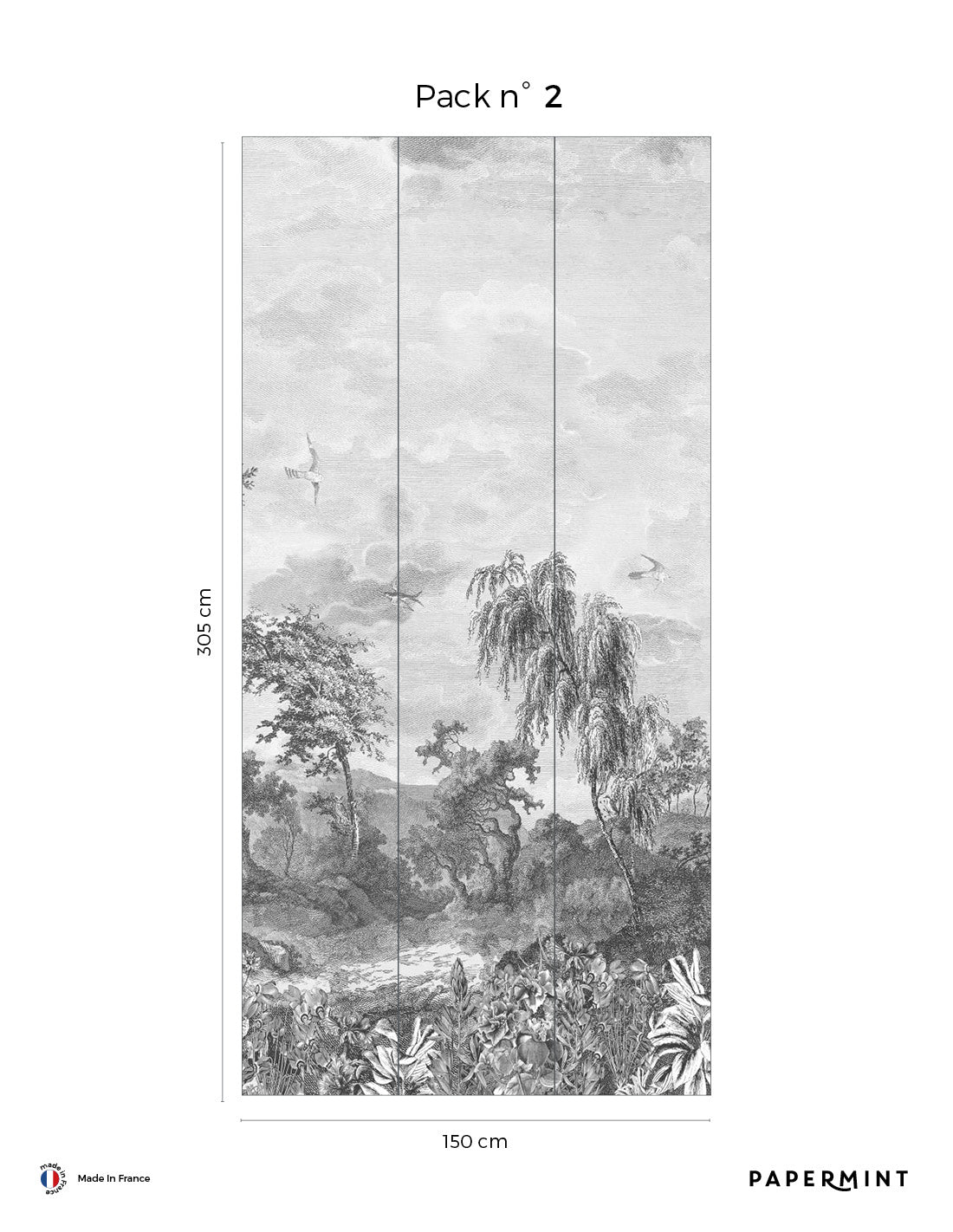 Fontainebleau Wall Mural
