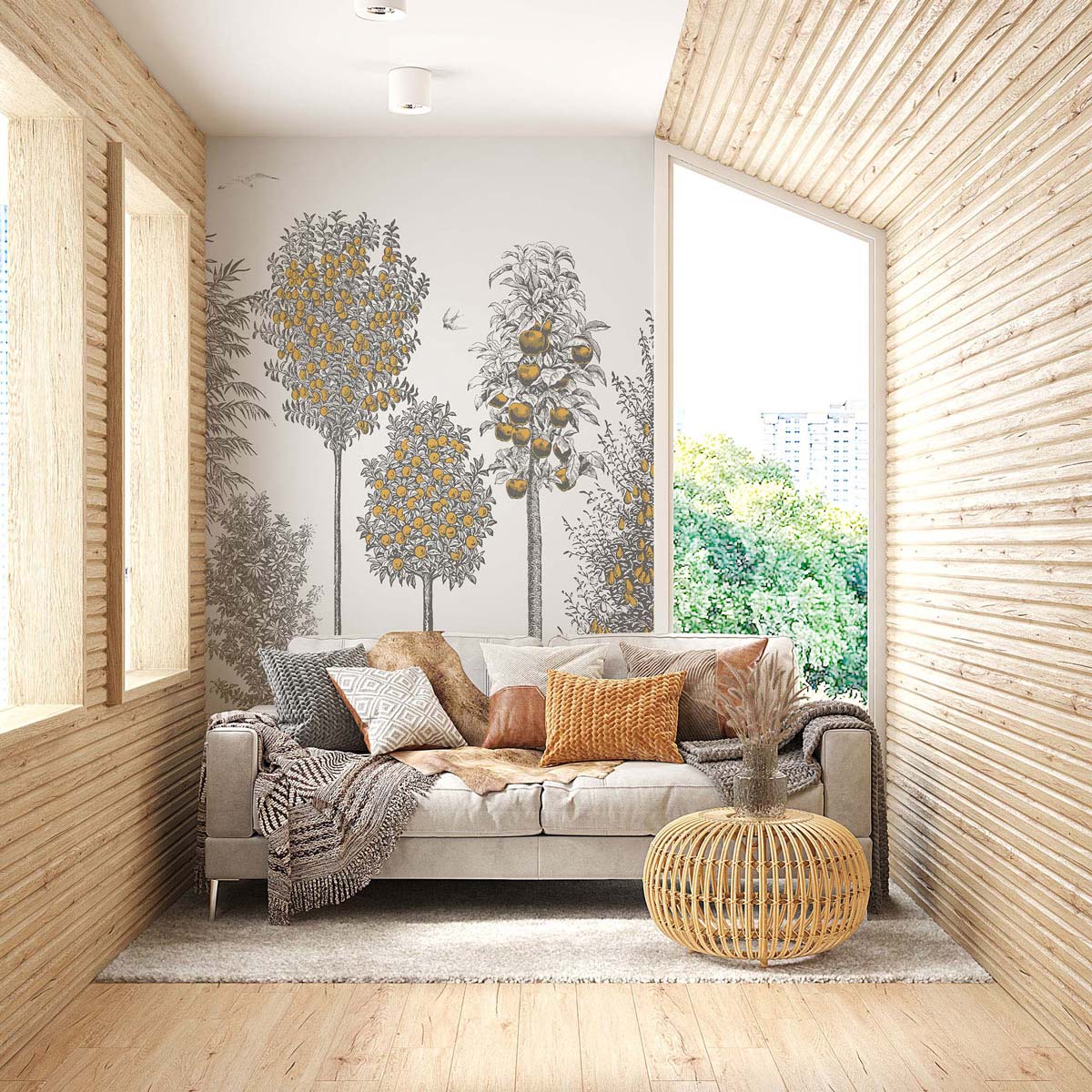 Orchards Wall Mural
