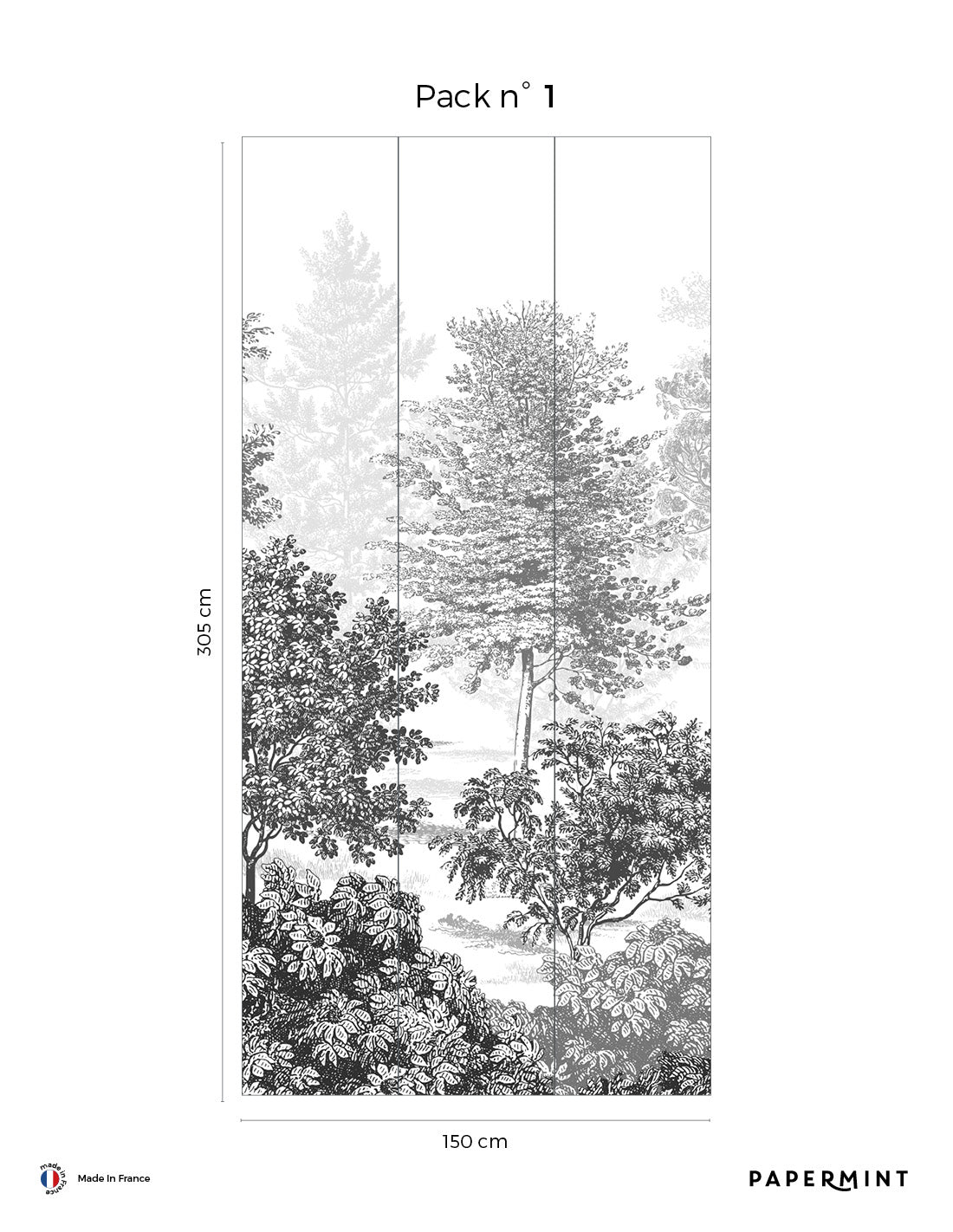 In the Woods Wall Mural
