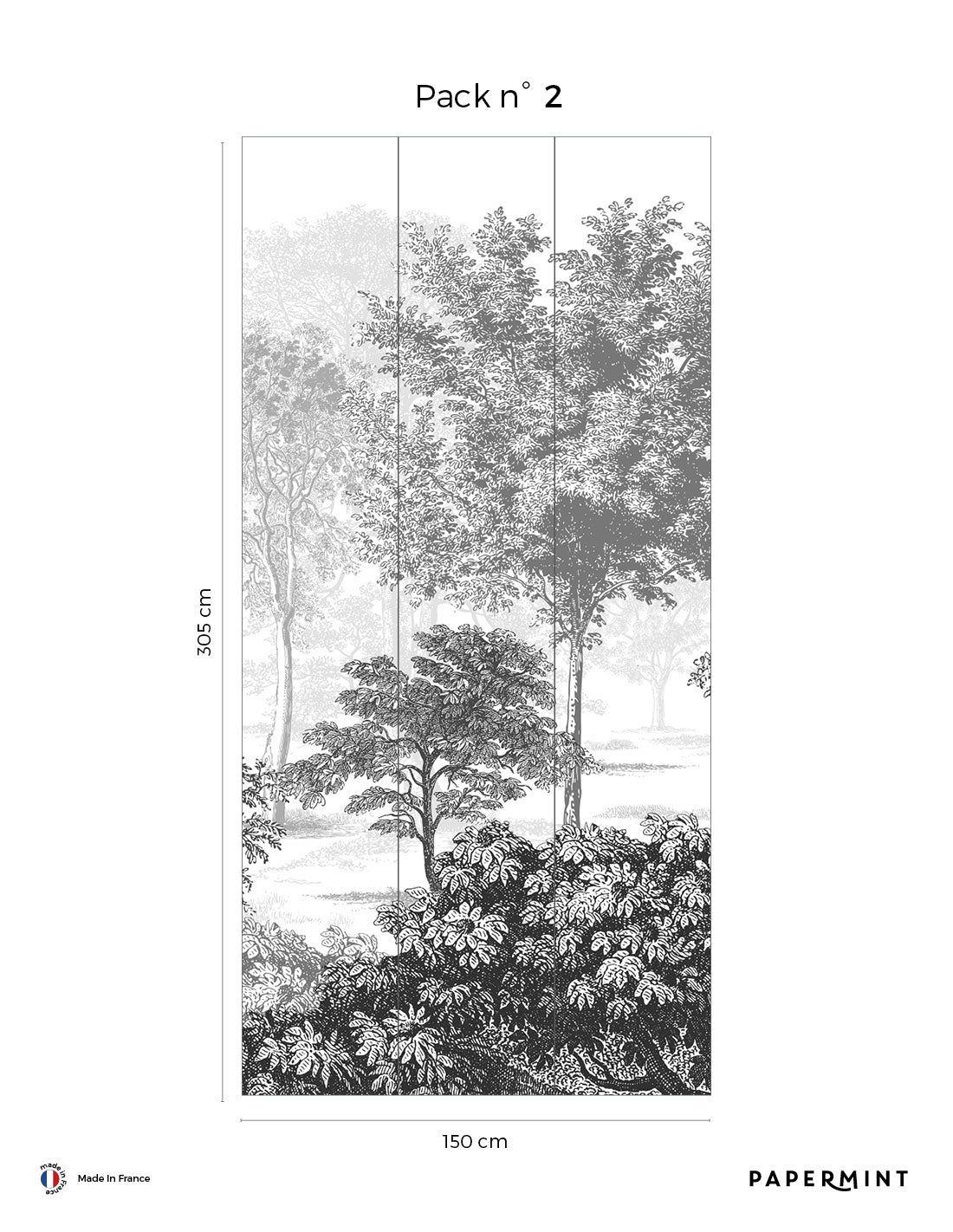 In the Woods Wall Mural