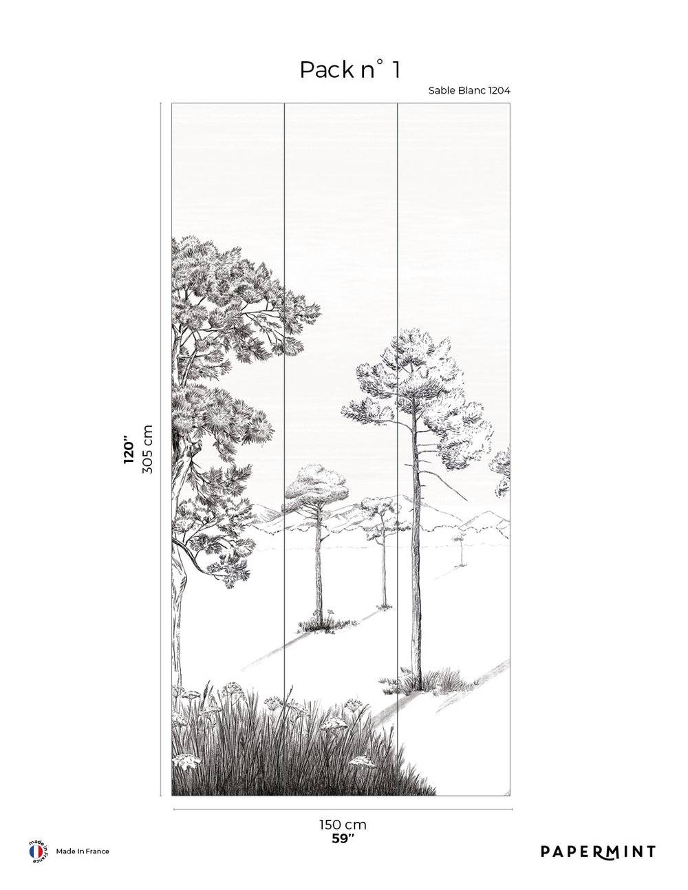 Shadows Wall Mural | Designer Wall Murals | Veer Decor