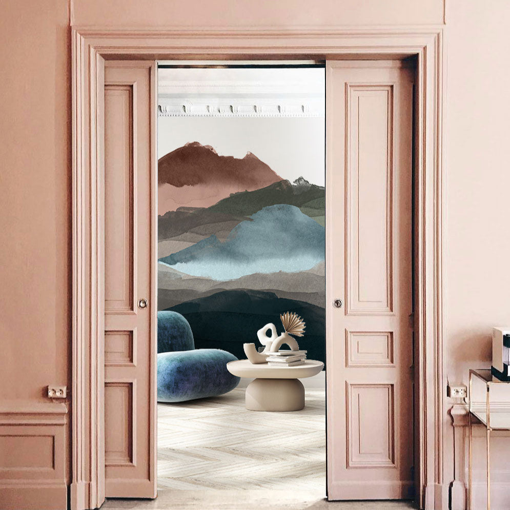 Line Water Wall Mural