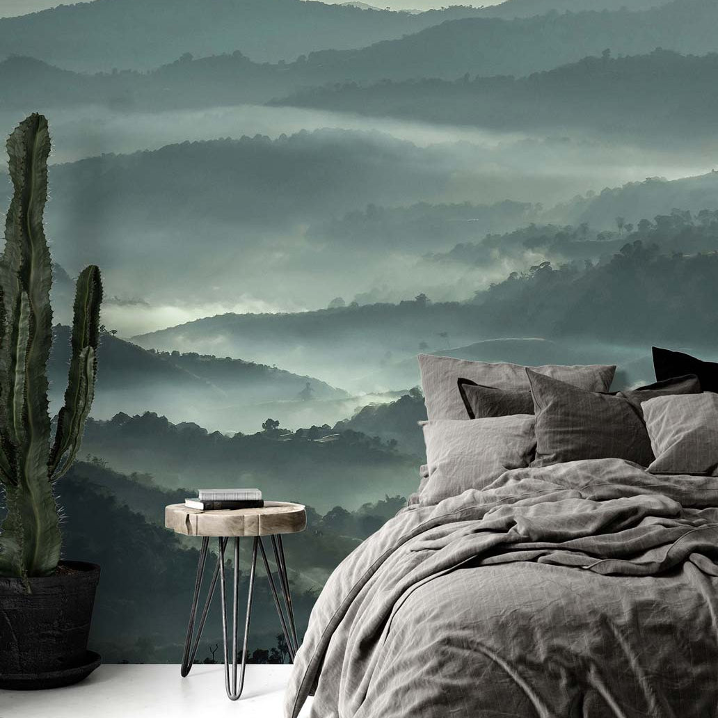 Misty Line Wall Mural