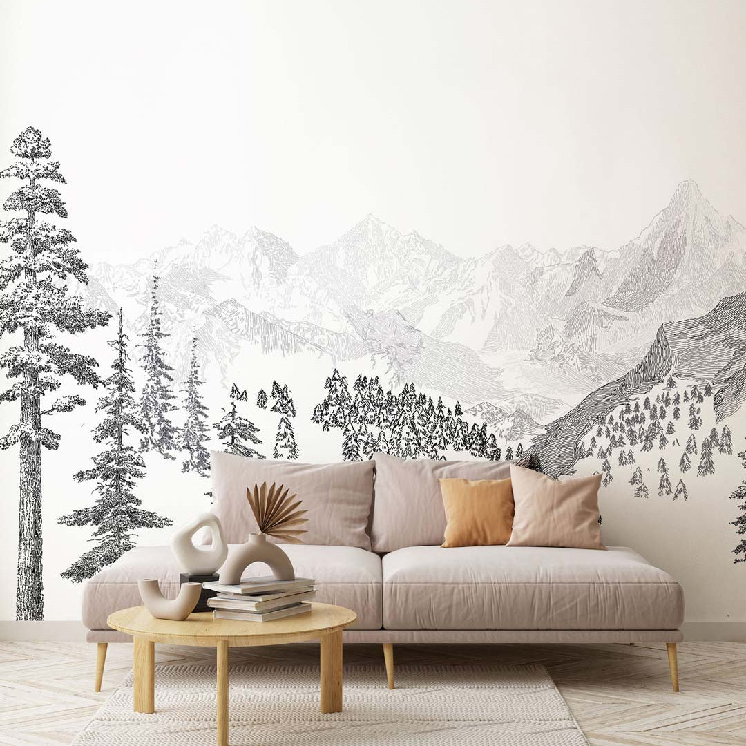 Mountains Wall Mural