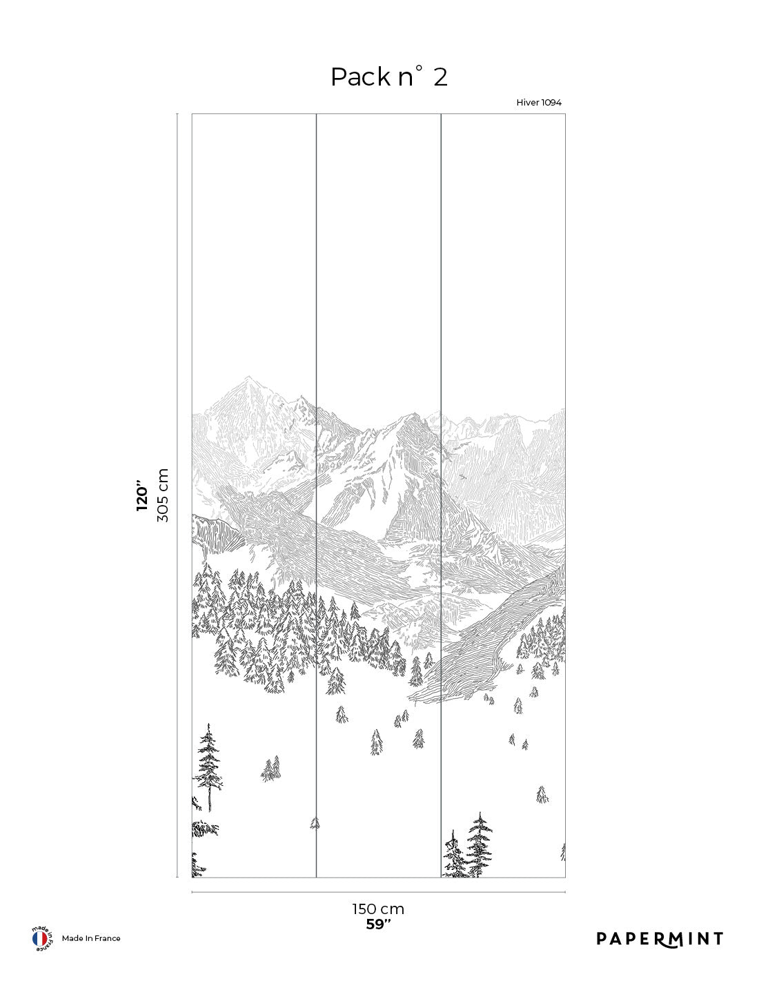 Mountains Wall Mural