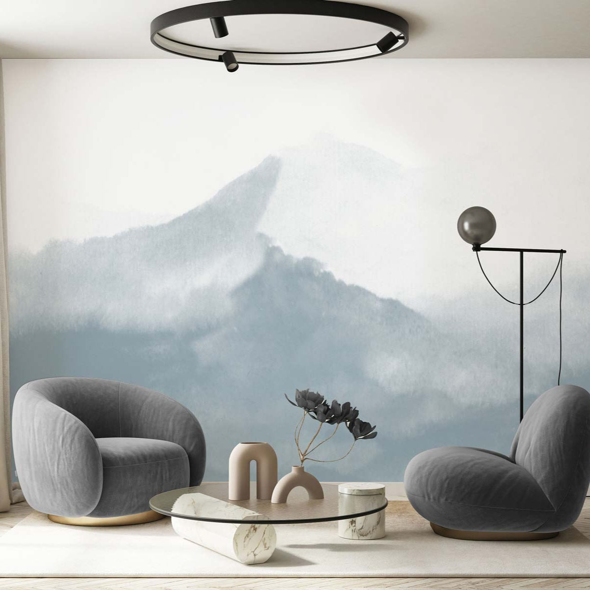 Mountain Water Wall Mural