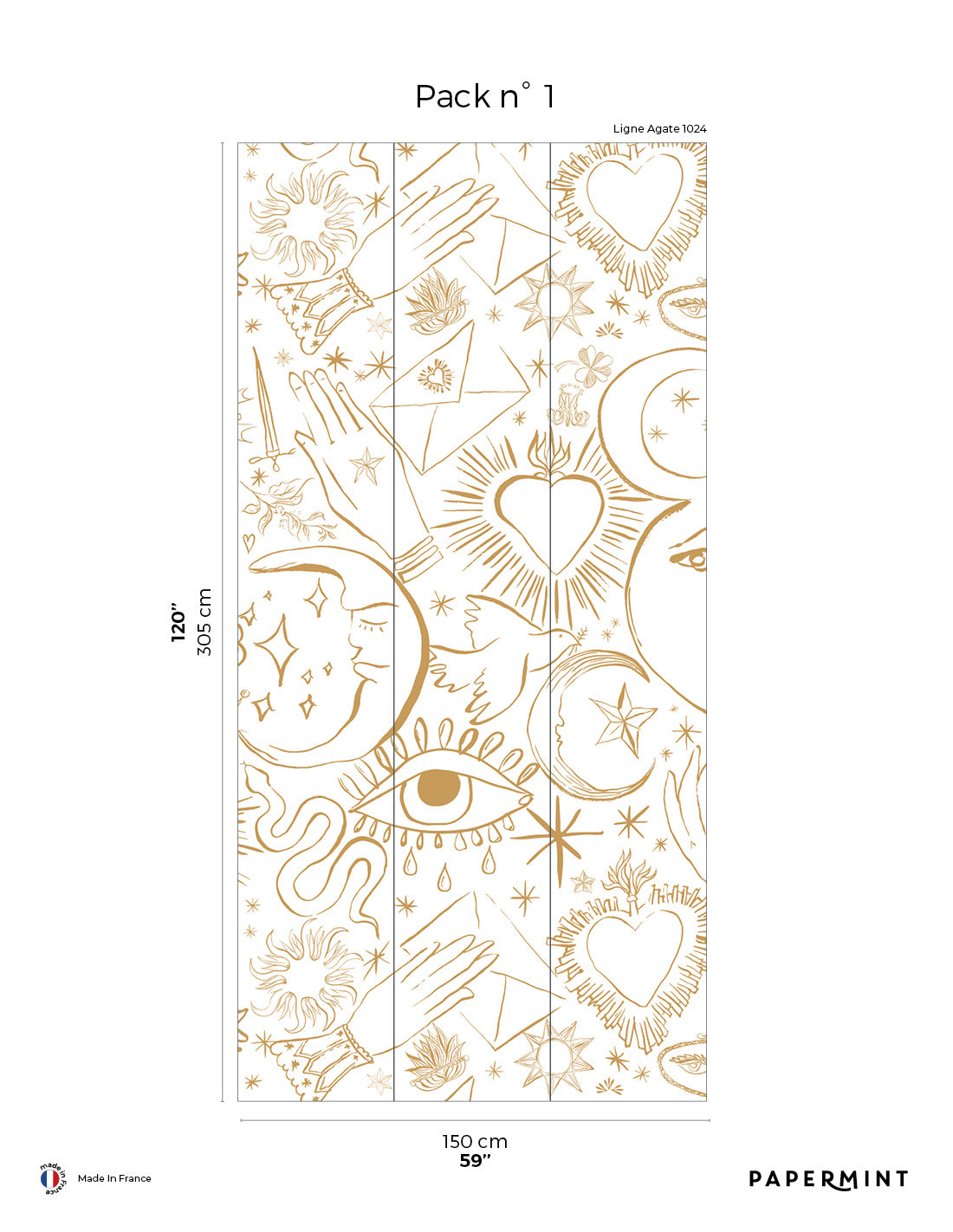 #color_gold on white ground