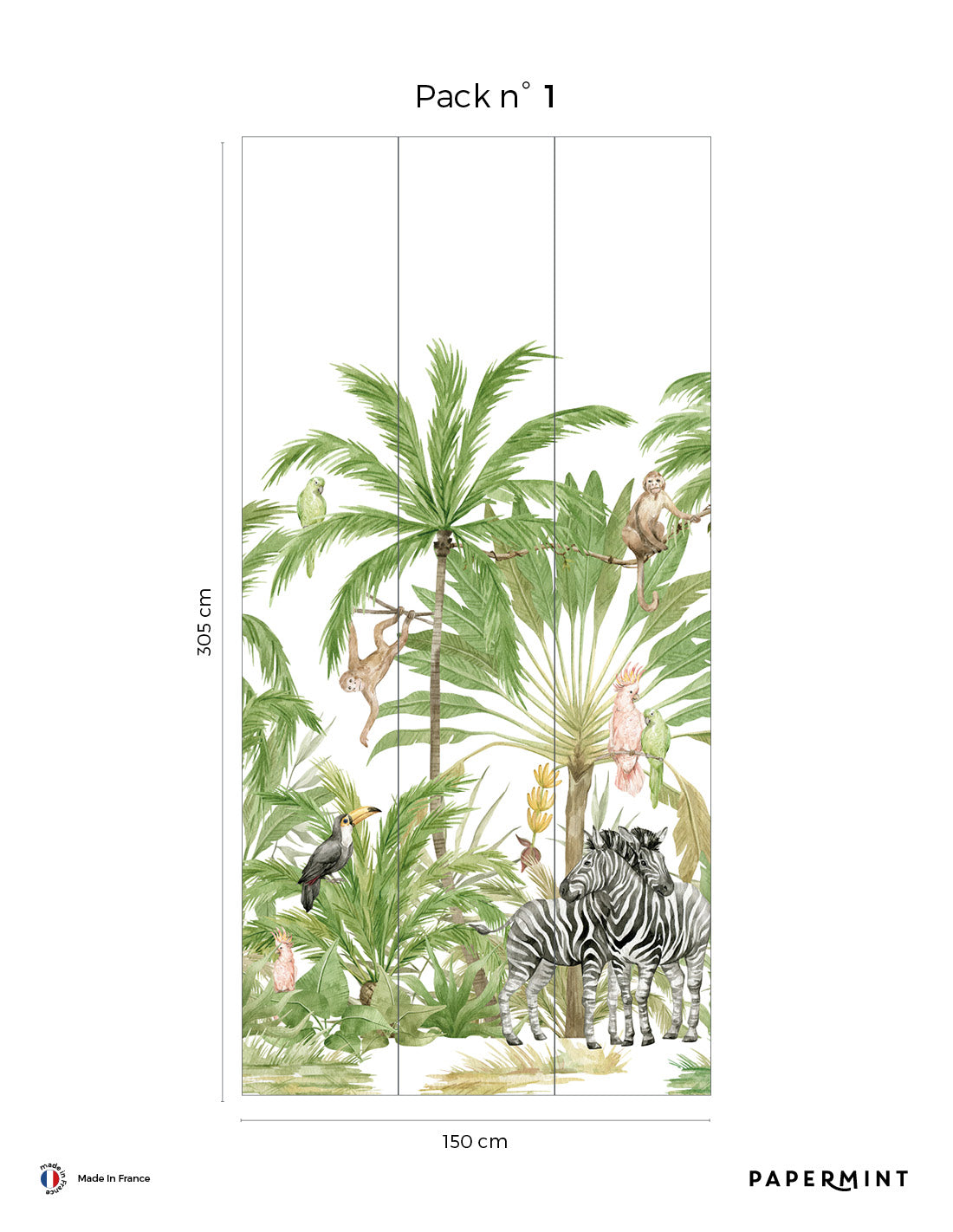 Palm Tree Wall Mural